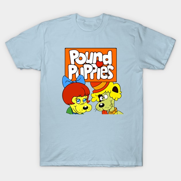 Pound Puppies 80s cartoon classic cute T-Shirt by RainbowRetro